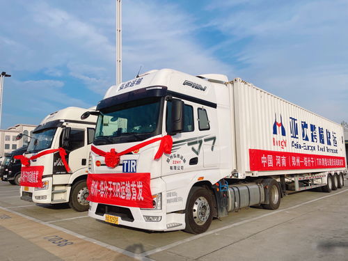跨境物流再提速 國(guó)際公路運(yùn)輸河南集結(jié)中心在新鄭綜保區(qū)揭牌